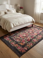 Angel Home Dijital Baskılı Deri Taban Kaymaz Halı - Makinede Yıkanabilir Hafif Modern Kilim Mira Serisi - 3