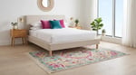 Angel Home Dijital Baskılı Deri Taban Kaymaz Halı - Makinede Yıkanabilir Hafif Modern Kilim Mira Serisi -7