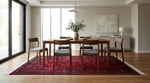 Angel Home Dijital Baskılı Deri Taban Kaymaz Halı - Makinede Yıkanabilir Hafif Modern Kilim Mira Serisi -6