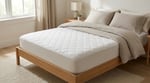 Angel Home Kapitone Nakışlı Çift Kişilik Sıvı Geçirmez Alez - 180x200 + 30 cm Fitted Yatak Koruyucu