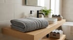 Angel Home Microcotton Sık Dokuma 90x150 Antrasit Büyük Boy Banyo Havlusu