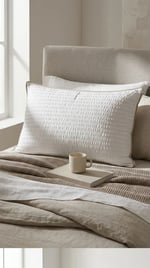 Angel Home Premium Mikrojel Yastık / 50x70 cm %100 Pamuklu Tüy Sızdırmaz Kumaş