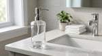 Angel Home Şeffaf Lüks Sıvı Sabunluk - Banyo ve Mutfak İçin