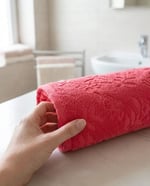 Nar Çiçeği %100 Pamuklu 50x90 cm Yumuşak Dokulu Yüz Havlusu
