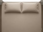 Premium %100 Pamuk Lastikli Çarşaf Takımı 180x200 + 30 cm Yatak Yüksekliği (3 Parça) - Bej