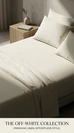 Premium %100 Pamuk Lastikli Çarşaf Takımı 180x200 + 30 cm Yatak Yüksekliği (3 Parça) - Beyaz