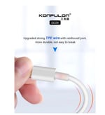 Konfulon DC04 USB to Micro USB 2.4A Hızlı Şarj ve Data Kablosu 1m