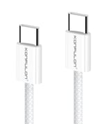 Konfulon DC130 Type-C to Type-C 60W Örgülü Hızlı Şarj Kablosu 2m