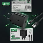 WOPU Tech WP-C13 45W Hızlı Şarj Adaptörü Kablolu Set
