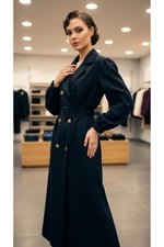 Kadın Vintage Stil Balon Kol Nakışlı Mevsimlik Ceket & Trençkot Yazlık