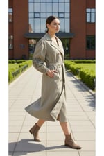 Kadın Vintage Stil Balon Kol Nakışlı Mevsimlik Ceket & Trençkot Yazlık