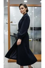 Kadın Vintage Stil Balon Kol Nakışlı Mevsimlik Ceket & Trençkot Yazlık