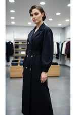 Kadın Vintage Stil Balon Kol Nakışlı Mevsimlik Ceket & Trençkot Yazlık