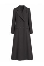 Monarch Serisi Kapak Cepli Uzun Tesettür Pardesü