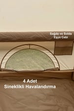 12 Kişilik 4 Mevsim Şişme Kamp Çadırı 12m2 300cm X 400cm X 210cm 420d Kumaş