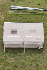 12 Kişilik 4 Mevsim Şişme Kamp Çadırı 12m2 300cm X 400cm X 210cm 420d Kumaş