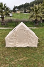 6 Kişilik 4 Mevsim Şişme Kamp Çadırı 6m2 300cm x 200cm x 210cm 420D Kumaş