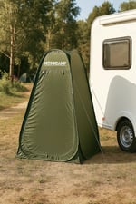 Çok Amaçlı Kamp WC Duş Giyinme Çadırı Zemin Matlı 120cm x 120cm x 190cm