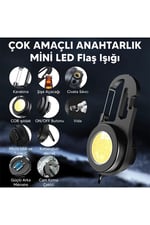 Hag Çok Amaçlı Şarjlı Kamp Lambası İmdat Çekici, Açacak, Tornavida, Karabina, Yıldız Anahtar