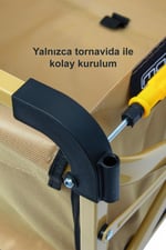 Kamp Arabası Masalı ve Gölgelikli Büyük Boy Tenteli ve Masalı Taşıma Arabası