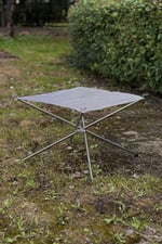 Katlanır Ateş Standı Portatif Ateş Çukuru 42cm x 42cm x 32cm