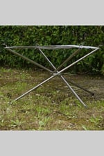 Katlanır Ateş Standı Portatif Ateş Çukuru 42cm x 42cm x 32cm