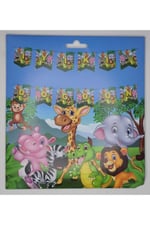 1 Adet Safari Banner - Safari Iyi Ki Doğdun Parti Süsü