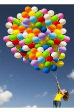 10 Adet Karışık Renk Balon Doğum Günü Parti Balonu
