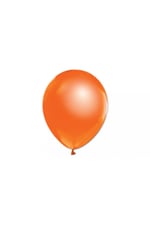 10 lu Metalik turuncu balon