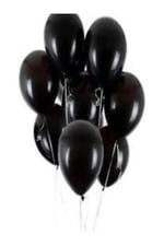 10lu siyah balon