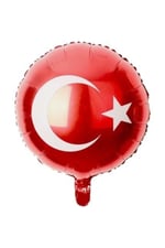 Ay Yıldız Yuvarlak Folyo Balon 18 Inch