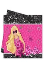 Barbie Masa Örtüsü 120cm X 180cm plastik Doğum Günü Masa Örtüsü