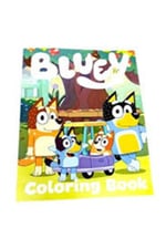 Bluey 4 Adet Boyama Kitabı (BOYAMA , STİCKER , ARKA KAPAK MASKE)