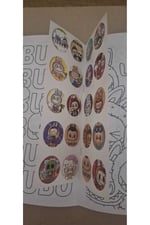 Boyama Kitabı Stickerlı Arka Kapak Kesilerek Maskeli Boyama Sayfası 16