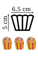 Cupcake Kalıbı & Kek Kapsülü & Muffin Kek Kalıbı & 10lu Sarı Kırmızı Kek Kalıbı ve 10lu kürdan