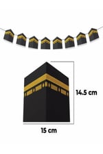 DEKORATİF KABE BANNER - UMRE RAMAZAN SÜSLEME DEKORATİF KABE BANNER