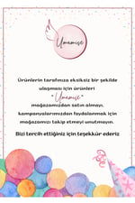 Dinozor Desenli Flama - Doğum günü flaması
