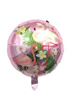 Flamingo Folyo Balon Yuvarlak 45cm