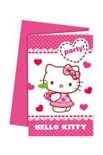Hello Kitty Kalpler Davetiye