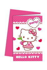 Hello Kitty Kalpler Davetiye