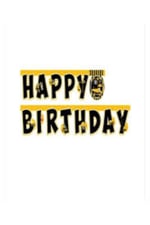 İnşaat Temalı Happy Birthday Banner