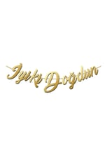 İYİ Kİ DOĞDUN KALİGRAFİK GOLD BANNER