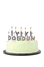 İyi Ki Doğdun Mum Gümüş