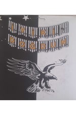 İyiki Doğdun Banner,sarıKırmızı,Sarı Lacivert Desenli,REsimli Taraftar Banner,Flama