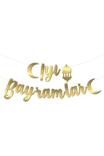 Kaligrafi Banner Iyi Bayramlar M69