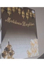 Karakterli,Kaligrafik el YAzısı Resimli Renkli iyiki doğdun Banner,Happy Birthday banner