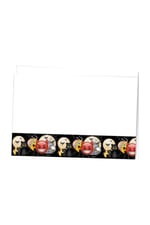 Korku Emoji Plastik Masa Örtüsü 120x180 cm