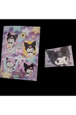Kuromi küçük boy Resim Defteri + Boyama Kitabı (stıcker hediyeli)