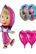 Maşa Masha folyo Balon Seti