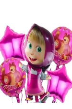 Maşa Masha folyo Balon Seti